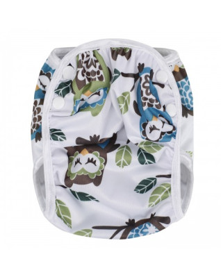 T-TOMI Schwimmwindel White owl
