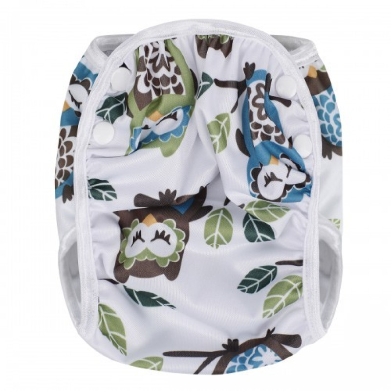 T-TOMI Schwimmwindel White owl