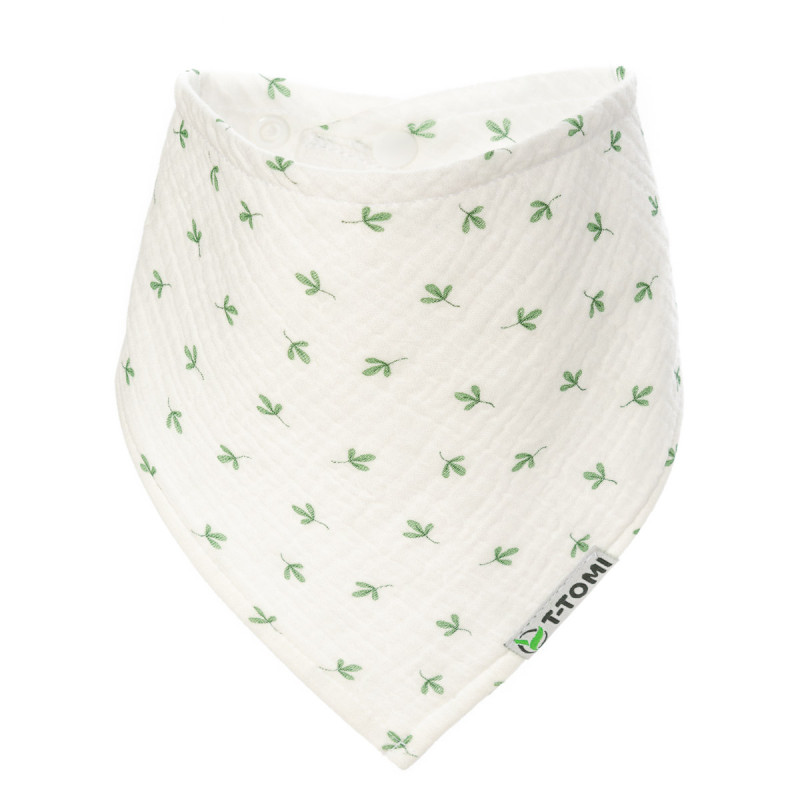 T-TOMI Musselinlätzchen Nature