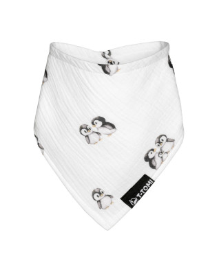 T-TOMI Musselinlätzchen Penguin