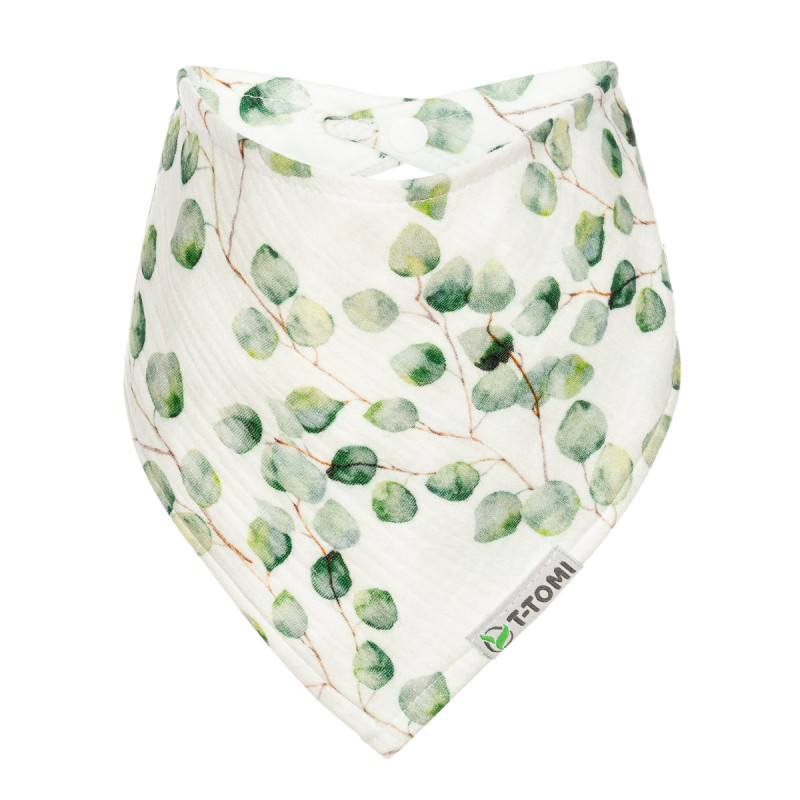 T-TOMI Musselinlätzchen Eucalyptus