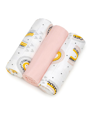 T-TOMI Mullwindeln HIGH QUALITY Rainbow