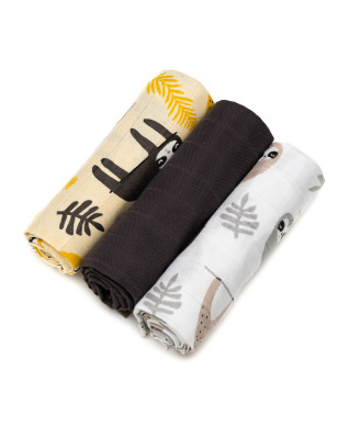 T-TOMI Mullwindeln HIGH QUALITY Sloths