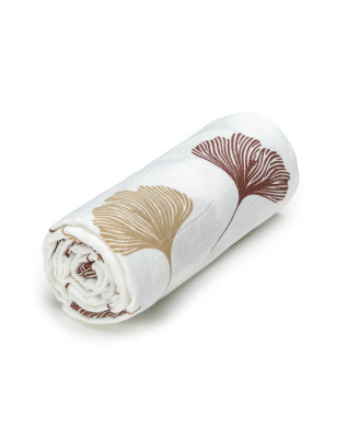 T-TOMI Grosses Bambusbadetuch Ginkgo 